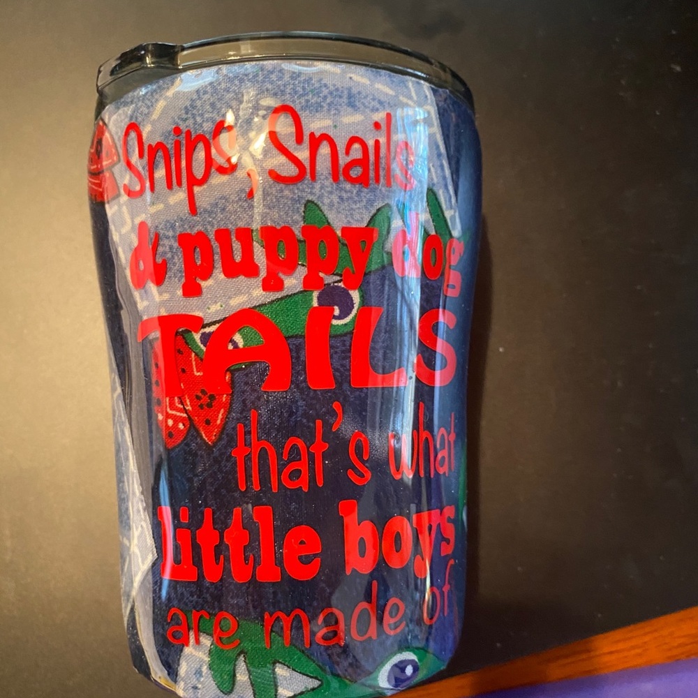 Boys Insulated Travel Cup with cover NWOT
